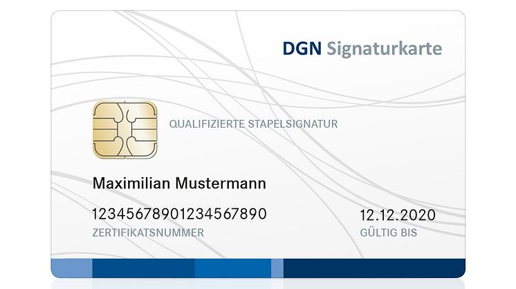 Abbildung: DGN Signaturkarte