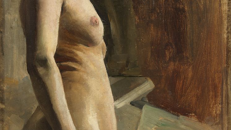 Akseli Gallen-Kallela, Nude Study, 1885. Photo: Cecilia Heisser/Nationalmuseum.