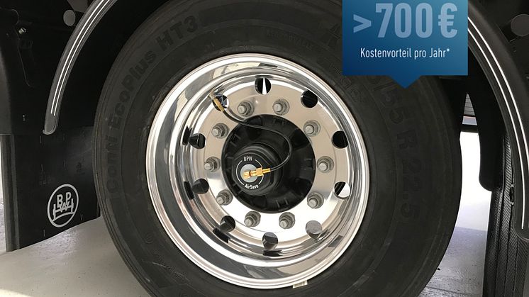 Reifendruckregelsystem AirSave von BPW