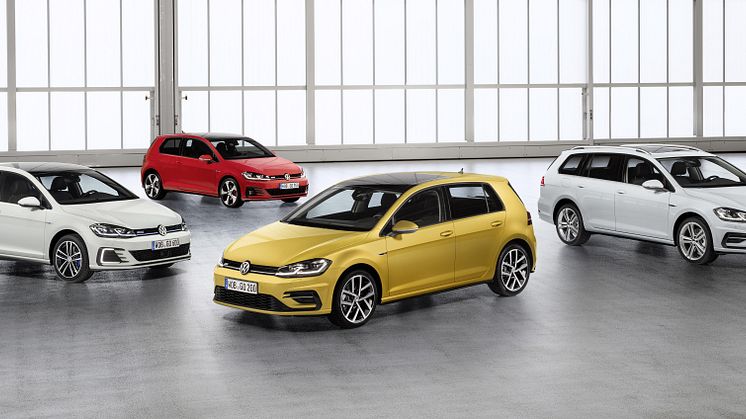 Verdenspremiere: den nye faceliftede Golf