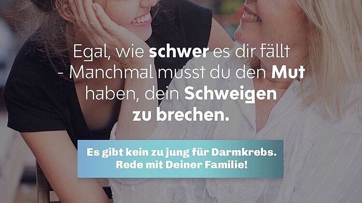Motiv von Visual Statements zum Darmkrebsmonat März 2019