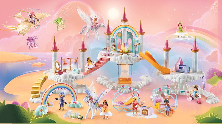 Spielwelt "Himmlisches Regenbogenschloss"