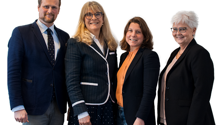 Carl Johan Sonesson, Anna Mannfalk, Anna Jähnke och Carina Zachau.