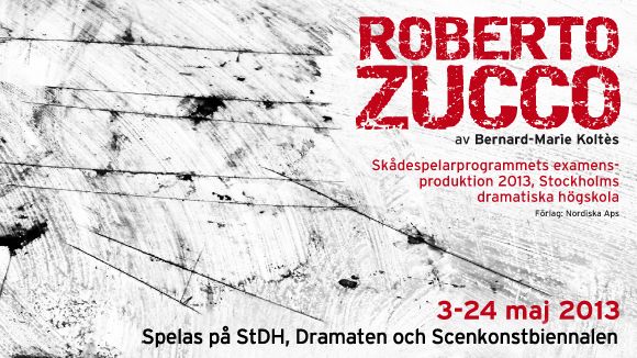 Examensproduktionen ROBERTO ZUCCO med nybakade skådespelare
