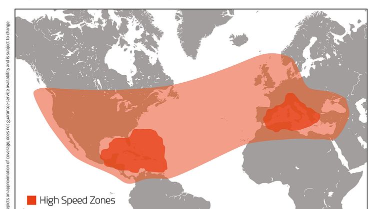 Marlink offers new High Speed Zones n the Mediterranean and the Caribbean