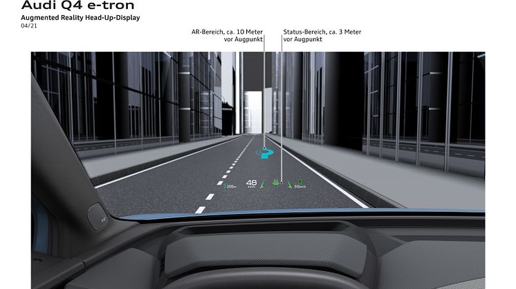 Audi Q4 e-tron Augmented Reality Head-Up-Display