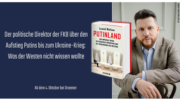 Leonid Wolkow ist am Donnerstag, 20. Oktober 2022 auf der Buchmesse!