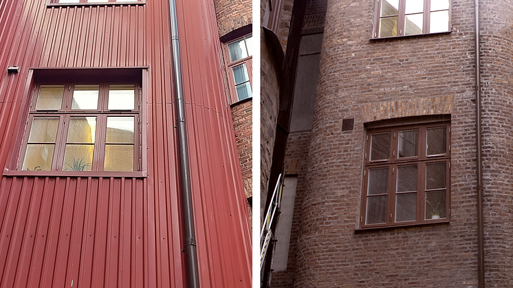 Före och efter Haga kyrkogata 6