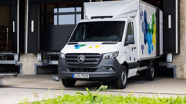 Nya Mercedes-Benz eSprinter som chassi kan förses med en mängd olika påbyggnader.