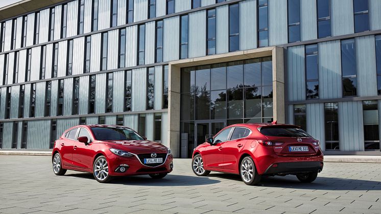 Mazda3 har nu byggts i mer än 5 miljoner
