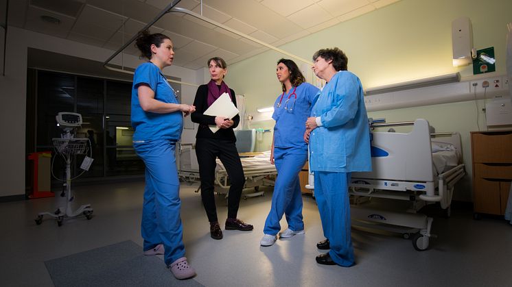 L-R: Dr Lucy Powell, Dr Alison Steven of Northumbria University, Dr Roopa McCrossan and Dr Nancy Redfern