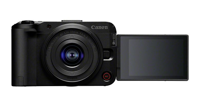 09_Canon EOS R50 V_Black_Front_Canon RF-S 14-30mm F4-6.3 IS STM PZ(BK).jpg