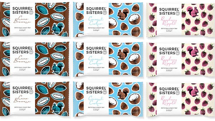 Squirrel Sisters Raw bars, nu i Sverige