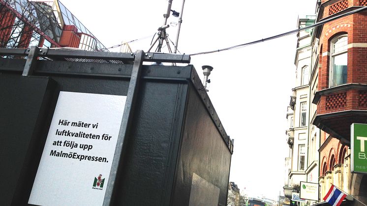 Luften bättre på Amiralsgatan tack vare Malmöexpressen