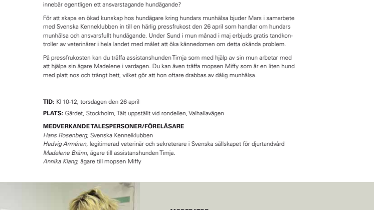 Dålig munhälsa hos hund, ett okänt problem.