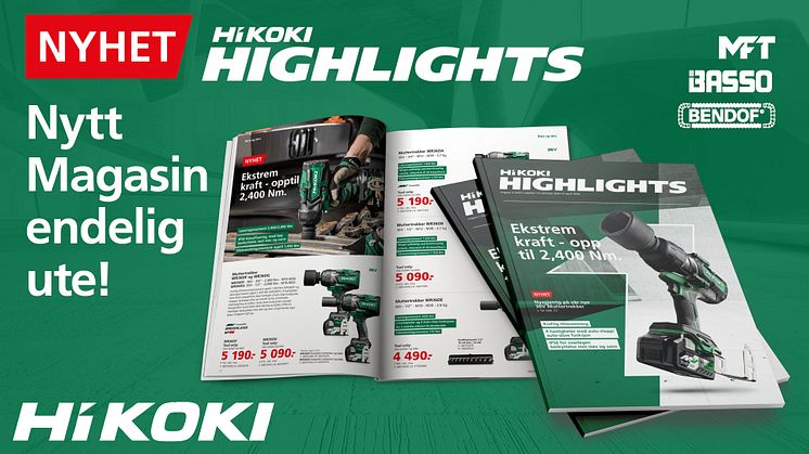 Oktober Highlights - Nytt HIKOKI Magasin