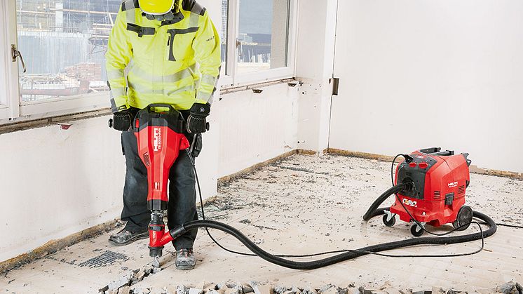 Hilti TE 2000-AVR bilningshammare ger dig kontroll och har optimal balans mellan vikt och kraft