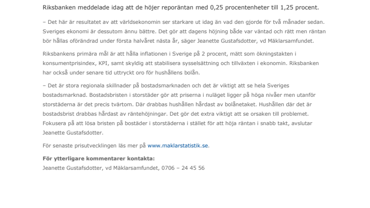Hushåll som bor där det är bostadsbrist drabbas hårdast av räntehöjningen