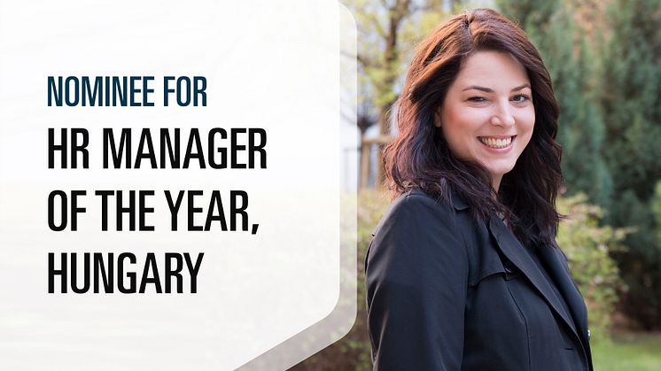 Adrienn Zemancsik - nominee for HR Manager of the Year, Hungary