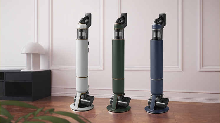  EFFEKTIV: Bespoke Jet fra Samsung vektlegger et flott design med effektiv og enkel rengjøring.