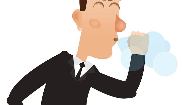 A virus-carrying sneeze 'cloud' can travel up to 8 meters (24 feet), according to new MIT research. (iStock image: Copyright AndSim )