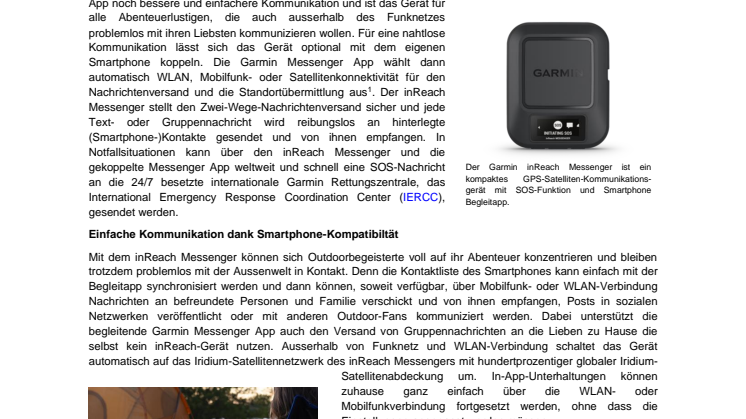 Garmin PM inReach Messenger 