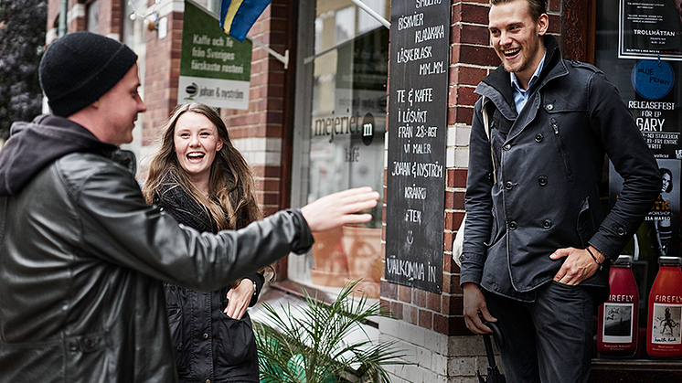 På bilden från vänster: Erik Pettersson, Filippa Hallnor och Martin Högberg. 
