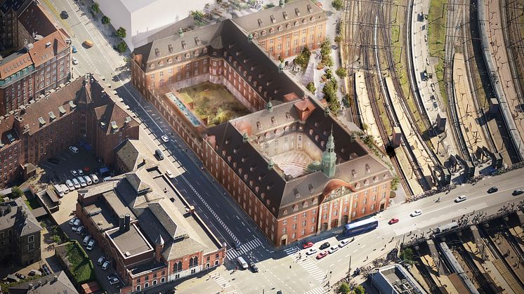 Historisk postsentral omdannes til Villa Copenhagen