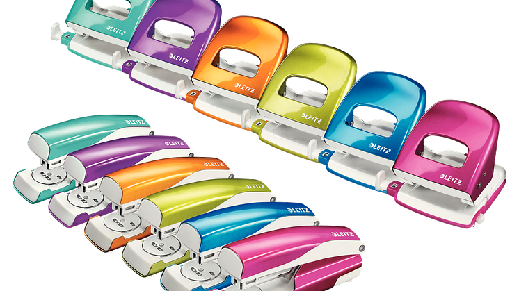 Leitz WOW hulapparater og hæftemaskiner