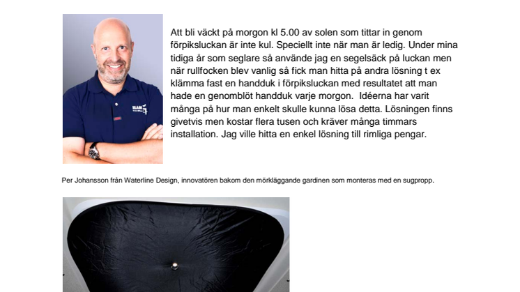 Månadens innovatör i augusti Per Johansson.