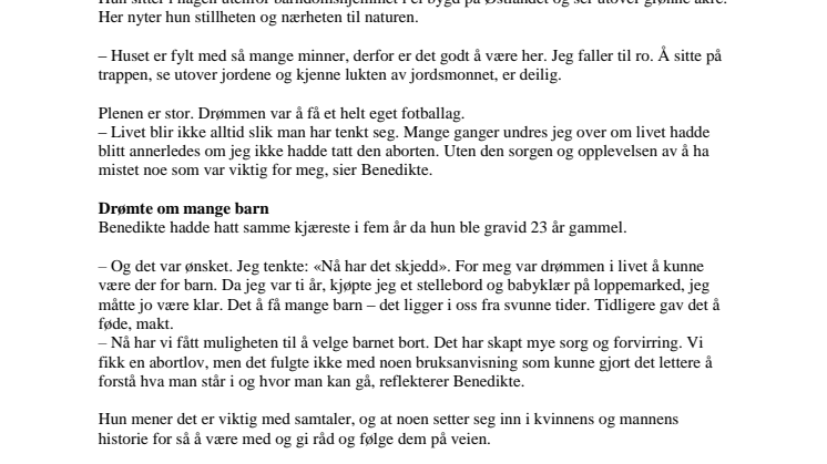 - Snakk om abort!