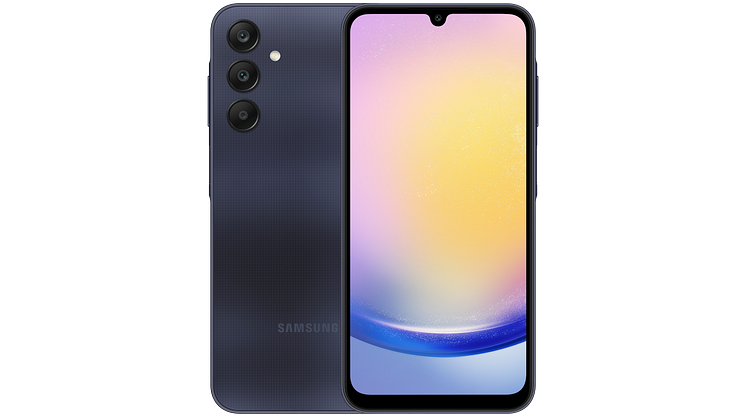 SM-A256B_Galaxy A25 5G_Blue Black_Front