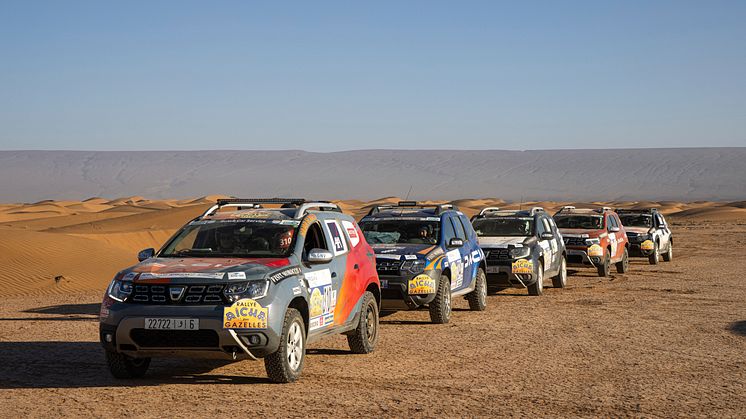 Rallye Acha des Gazelles 2022 3 Dusters take to the podium (2)