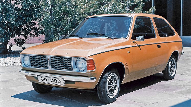 FØRSTEMANN: Denne konseptbilen fra 1974, kalt Bobcat, var starten på eventyret Ford har hatt med sjarmøren Ford Fiesta.