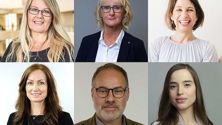 Annika Wallenskog, Lena Micko, Natalie Glotz, Jessica Deinoff, Simon Jernelöv och Laura Gashi.