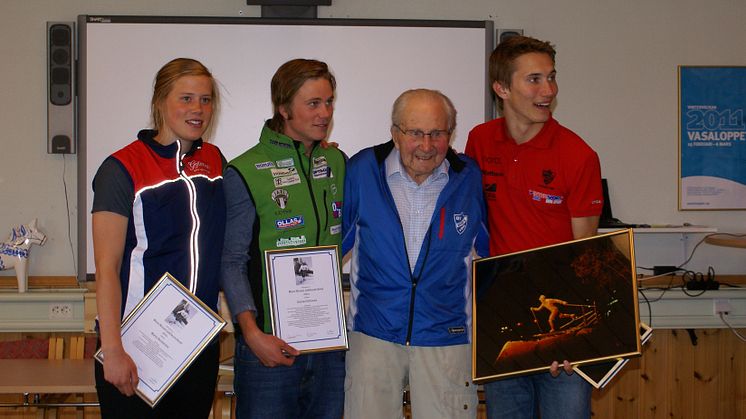 Mora-Nisse-stipendiet till Gustav Eriksson, Maria Nordström och Daniel Svensson