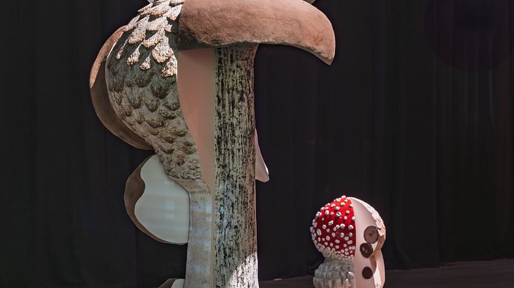 Carsten Höller: Giant Multiple Mushroom (large and small) 2017