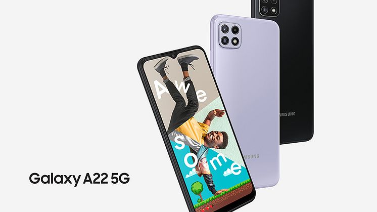Samsung jatkaa 5G-portfolionsa laajentamista – tässä on uusi Galaxy A22 5G -puhelin