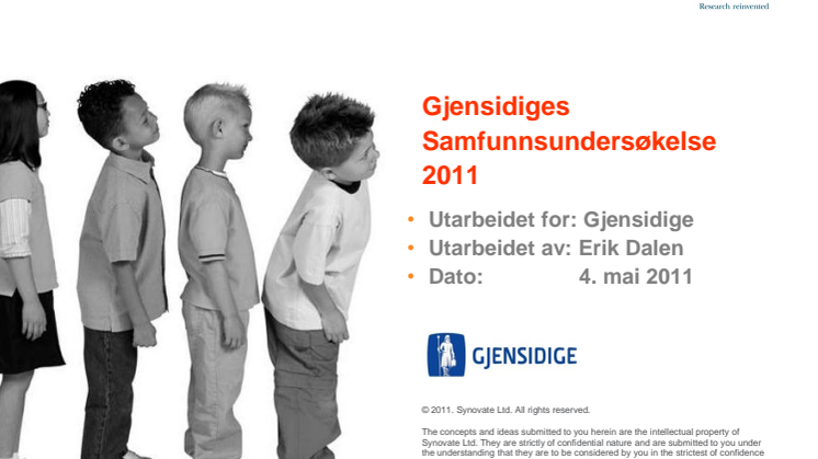 Gjensidiges samfunnsundersøkelse 2011