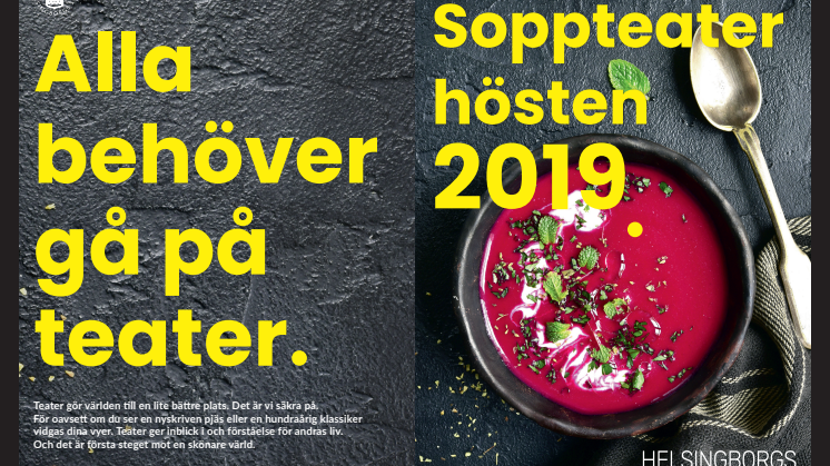 Soppteater program hösten 2019