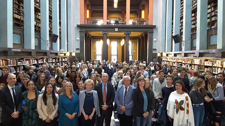 Over 150 studenter deltok i den første utgaven av festivalen i fjør. Bilde: Spanias ambassade i Norge