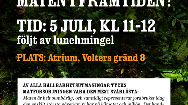 Polarbröd i Almedalen - Hur säkrar vi maten i framtiden?