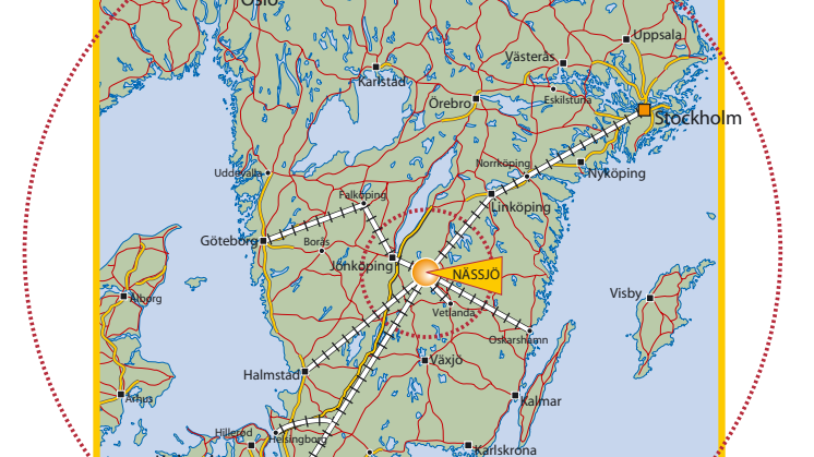Karta - Jernhusen köper Höglandsterminalen i Nässjö