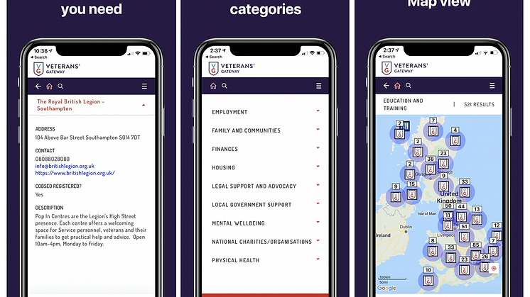 Veterans' Gateway App
