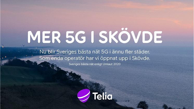 Telia lanserar Skövdes första 5G-nät