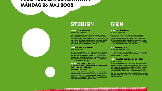 6x DOKU! Välkommen att lyssna på sex nya radiodokumentärer från Dramatiska institutet