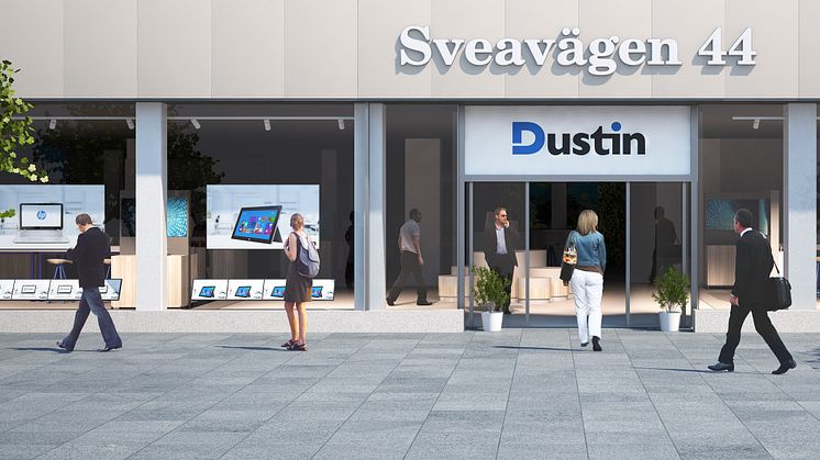 Dustin öppnar konceptbutik