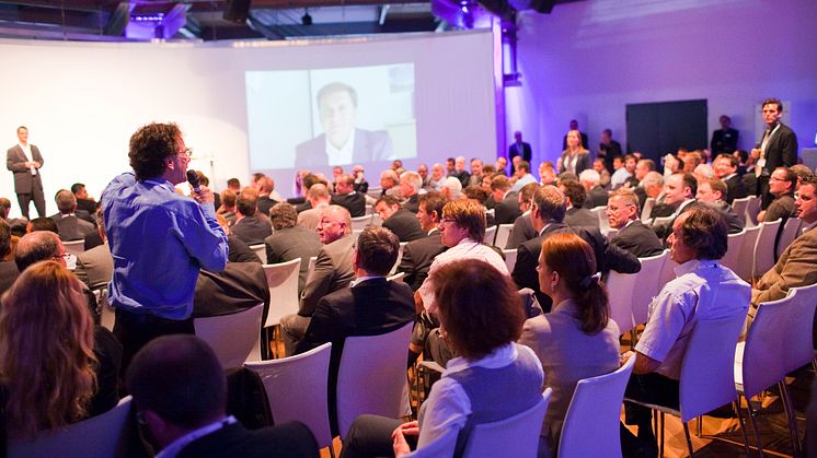 Beim BaustoffMarkt Kongress 2019 dreht sich im Oktogon der Zeche Zollverein, Essen, alles um neue Trends am Bau und um die Auswirkungen für Baustoff-Fachhandel und -Industrie. Foto: Zeche Zollverein