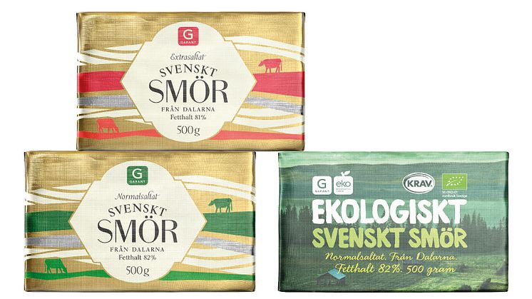 Svenskt smör i butikshyllorna – fler svenska mejerivaror även ett stöd till mjölkbonden