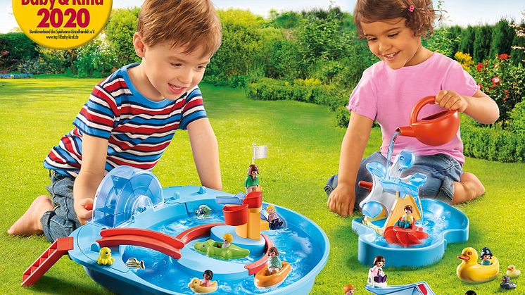 Auszeichnung "TOP 10 Baby & Kind" für PLAYMOBIL 1.2.3 AQUA